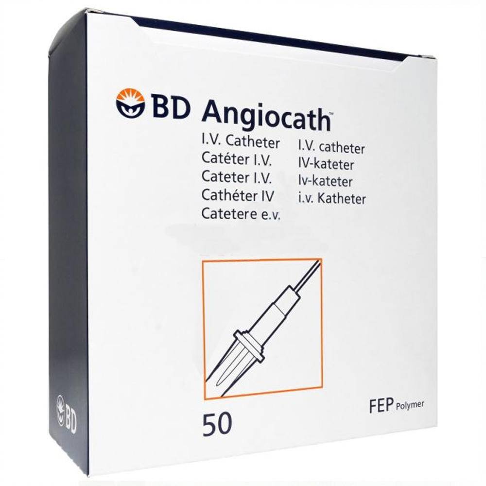 16g BD Angiocath I.V. Cathéter 1,8 pouces 147 ml/min