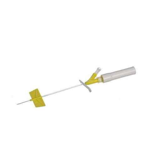 Système de cathéter IV de sécurité BD Saf-T-Intima 24 g 3/4 pouces avec adaptateur en Y