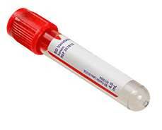 Tube de sérum en plastique BD Vacutainer 2 ml rouge