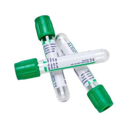 Tube BD Vacutainer 6 ml Tube héparine de sodium