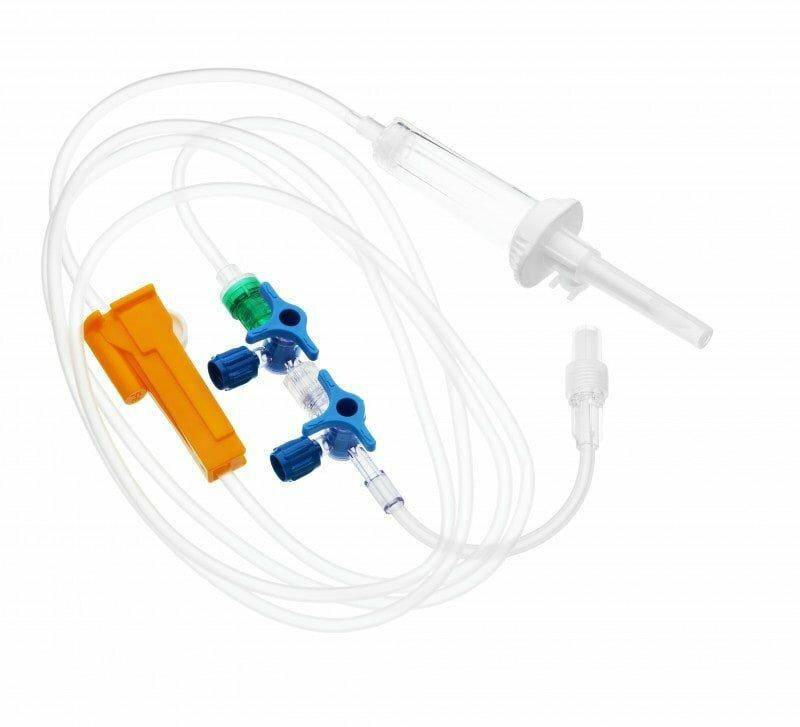 Set de perfusion BD avec clapet anti-retour et valve anti-siphon | UKMEDI