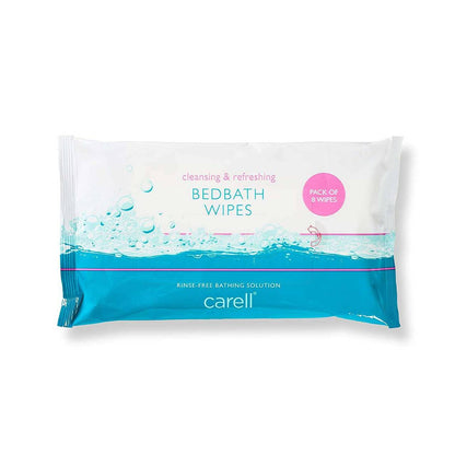 Carell Bed Lingettes de bain Pack de 8 lingettes