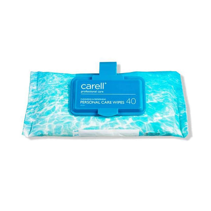 Carell Lingettes de soins personnels Clip Pack 40