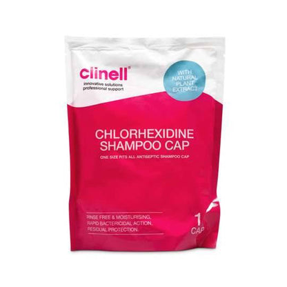 Clinell Bouchon de shampooing à la chlorhexidine à capuchon unique