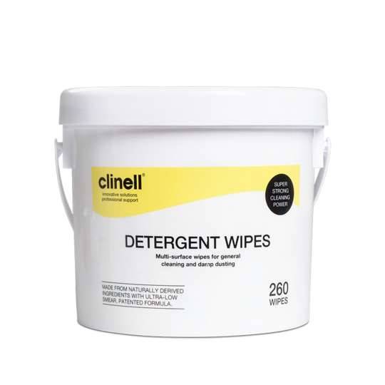 Lingettes détergentes Clinell, pot de 260