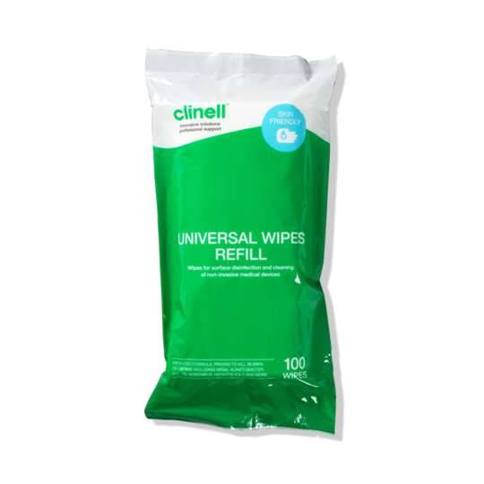 Recharge de cuve de lingettes universelles Clinell 100