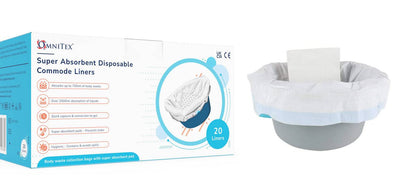 Doublures jetables pour percée/lit Omnitex, 2 500 ml, boîte de 20