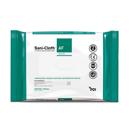 Sani–Cloth Alcohol–Free Universal Wipes Pack of 100