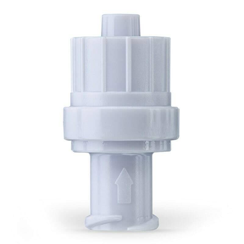 Clapet anti-retour sans capuchon de protection