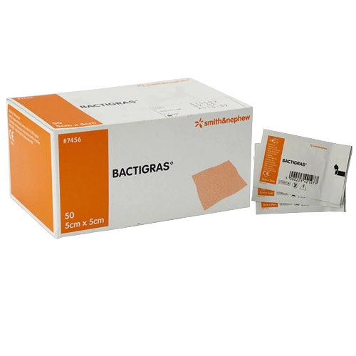 5cm x 5cm Bactigras Wound Dressing