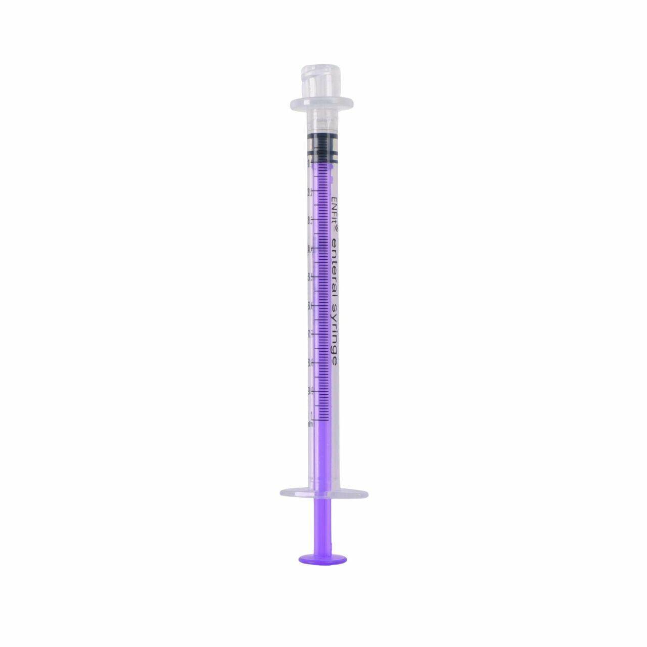 Seringue de médicament à faible dose ENFIT de 1 ml