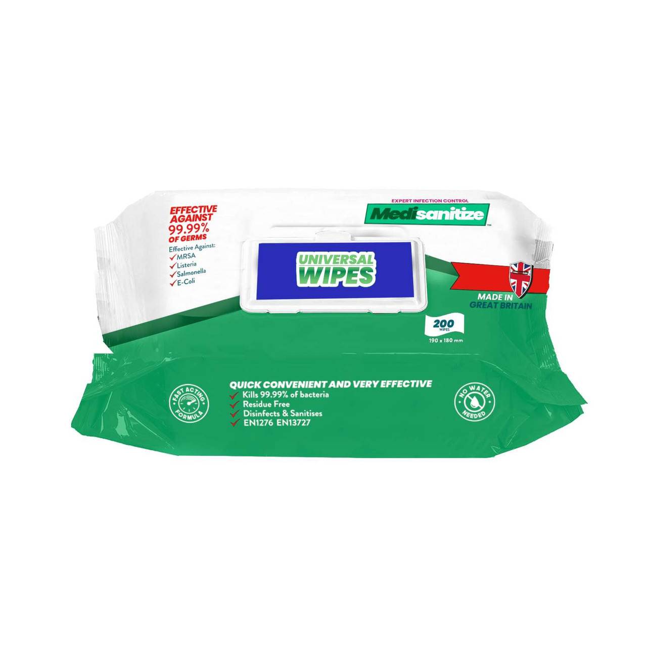 Medisanitize Lingettes Universelles Paquet de 200