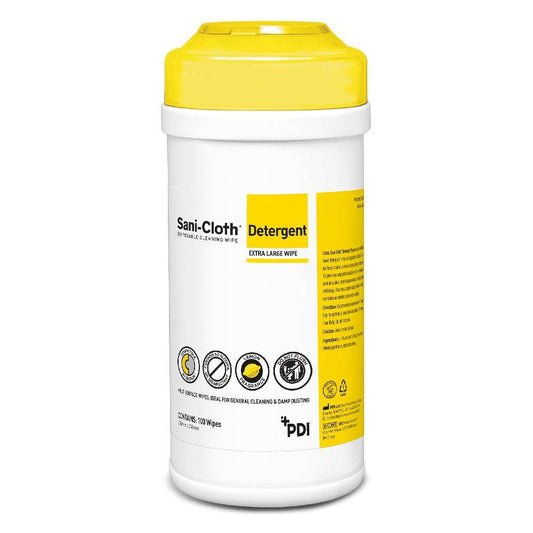 PDI Super Sani-Cloth Lingettes de Nettoyage Jetables Tube de 100