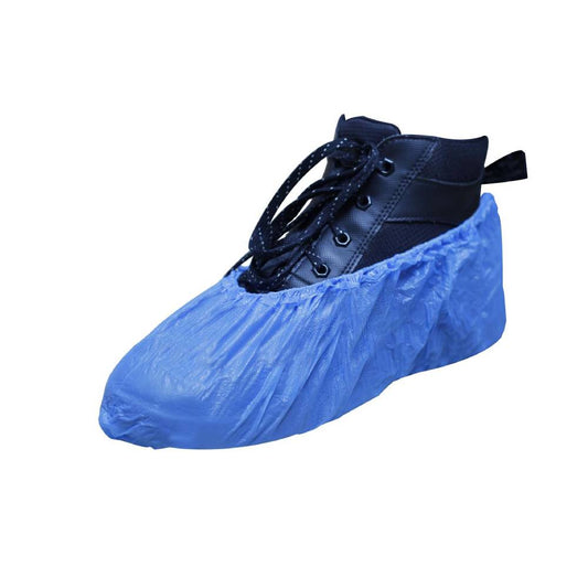 Couvre-chaussures bleus CPE taille 5-11, lot de 100