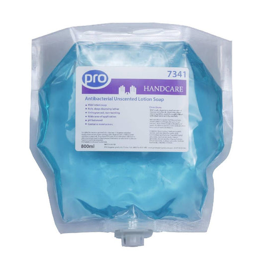 Savon lotion antibactérien non parfumé PRO 800 ml