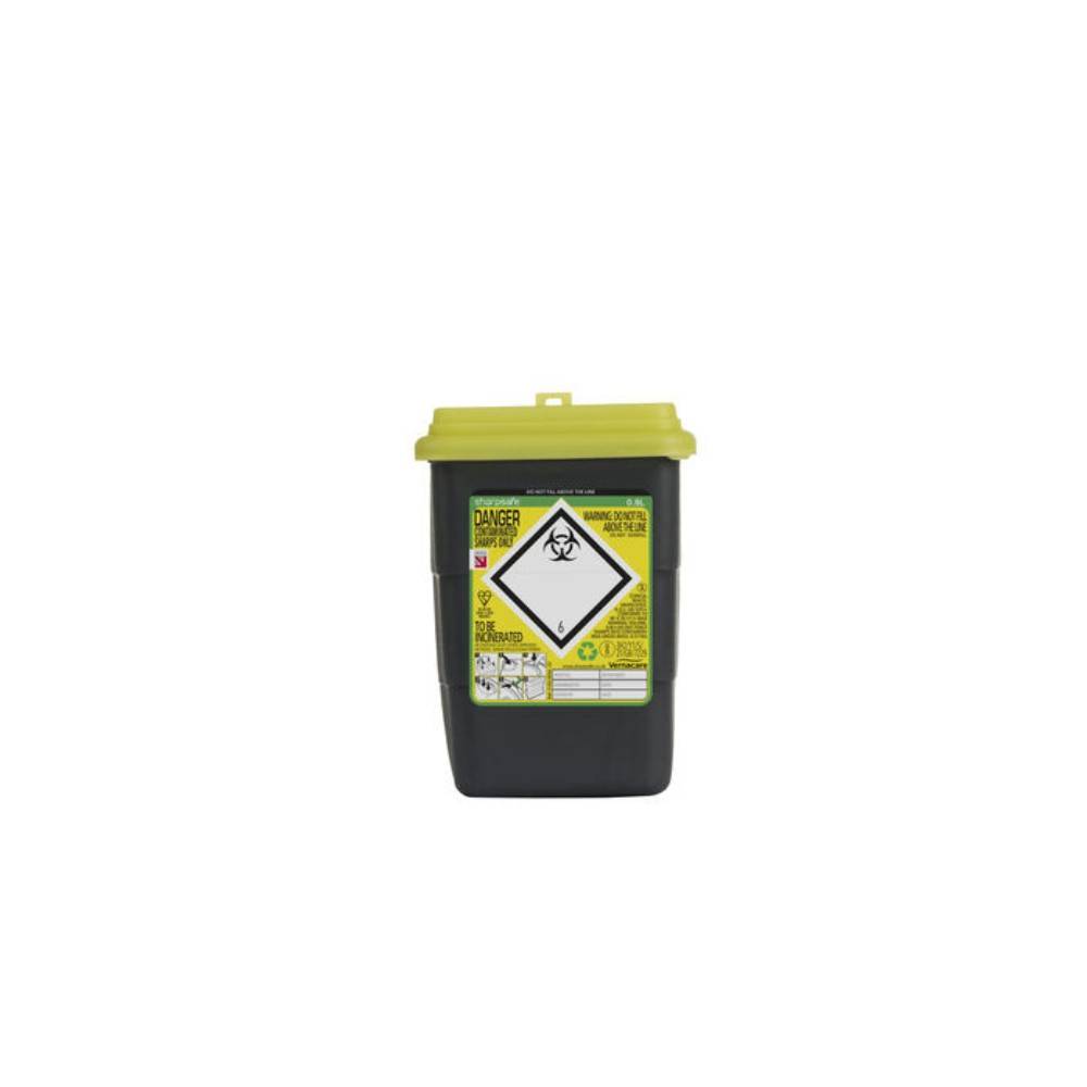 Sharpsafe 0,8 L Gris UK Couvercle jaune