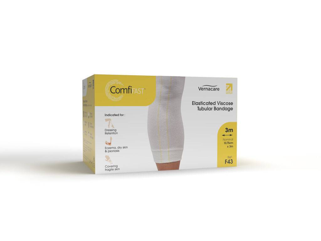 Bandage tubulaire extensible ComfiFast One Way Jaune 10,75 cm x 3 m