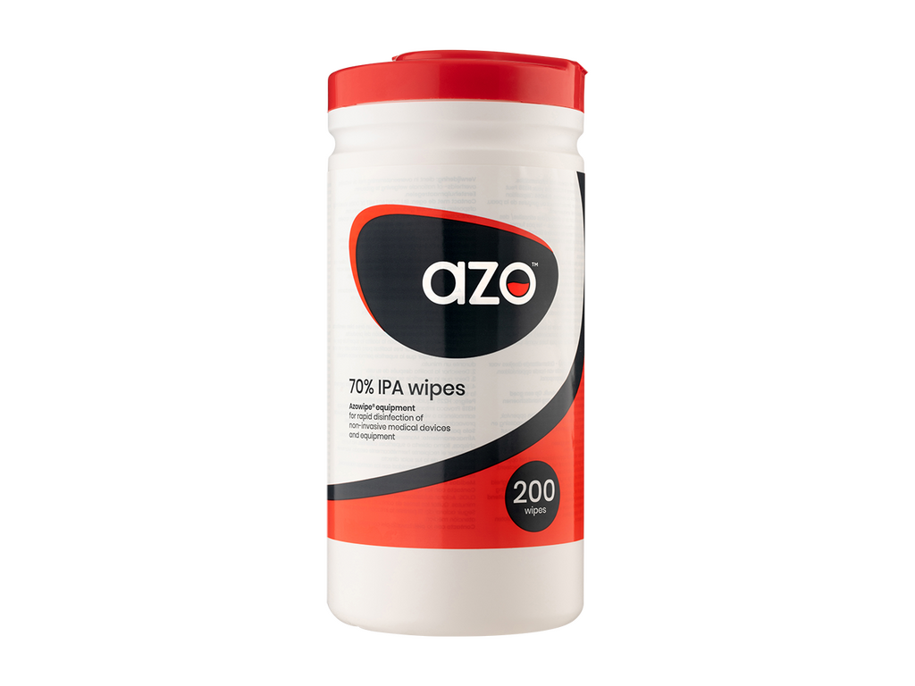 Lingettes désinfectantes Azo 70% Ipa CE 200 lingettes