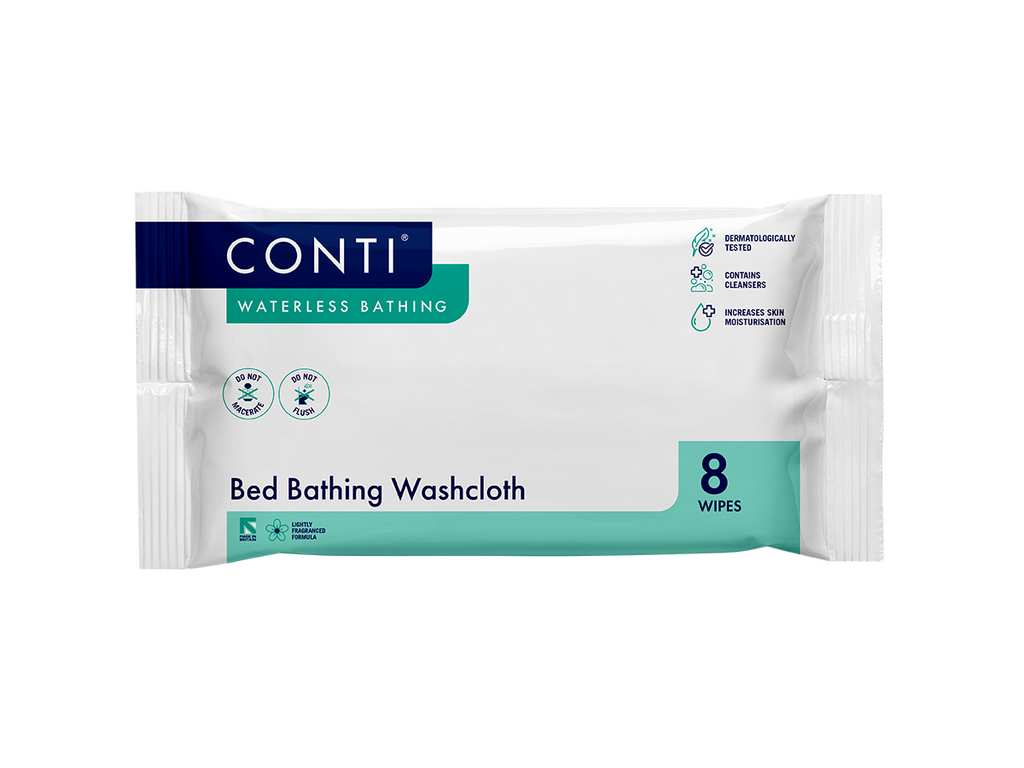 Conti Bed Gant de Toilette Sans Parfum 8 Lingettes