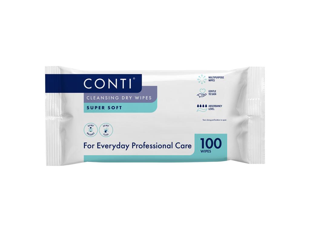 Lingettes sèches nettoyantes Conti Super Soft Small