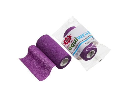 Pansement cohésif Equiwrap 10 cm x 4,5 m violet