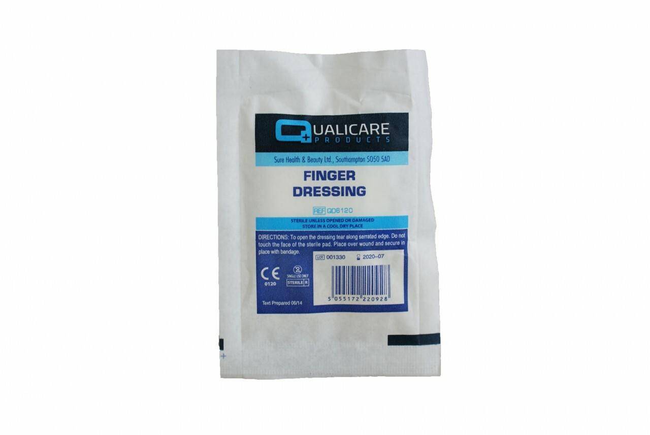 Pansement stérile pour doigt 3,5 cm x 3,5 cm