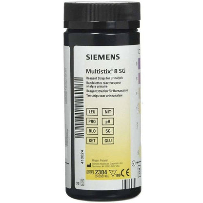 Bandelettes réactives Multistix 8 SG (paquet de 100)