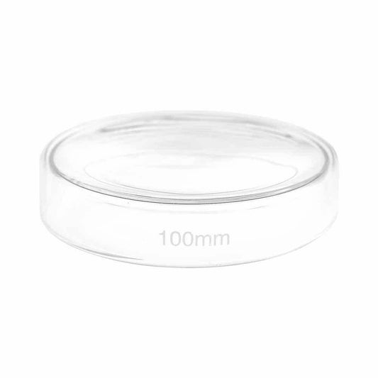 Boîte de Pétri en verre de 100 mm Teqler