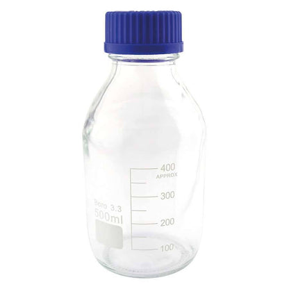 Flacon de réactif en verre borosilicaté de 500 ml