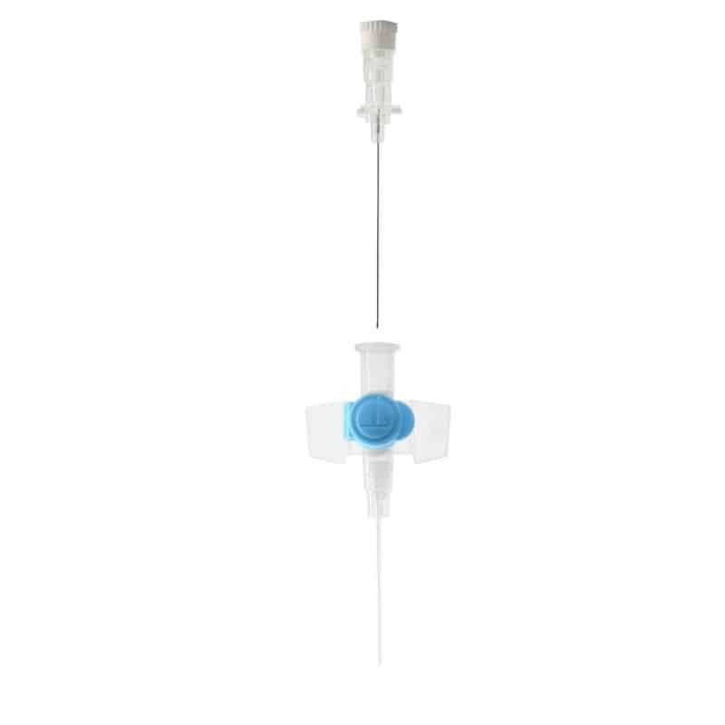 Canule IV ailée et portée Terumo Versatus 22G Blue1 pouce