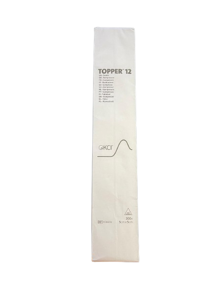 5 cm x 5 cm Topper 12 Tampons de gaze non stériles 6 épaisseurs Paquet de 200 Topper 12 J&J