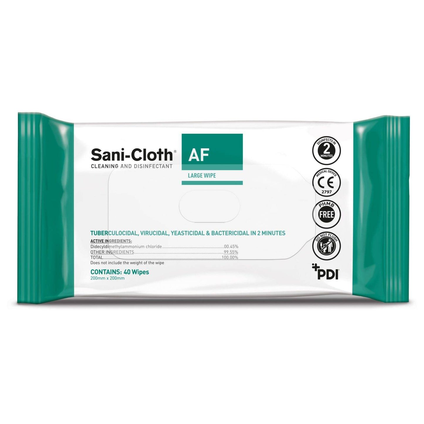 Lingettes Sani-Cloth AF, paquet de 40