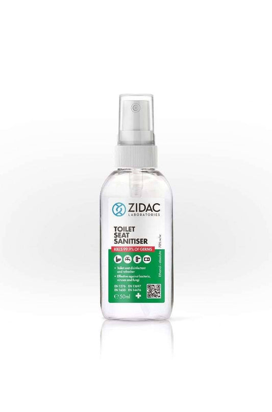 Zidac - Zidac Toilet Seat Sanitiser 50 ml - 5060748722300 UKMEDI.CO.UK UK Medical Supplies